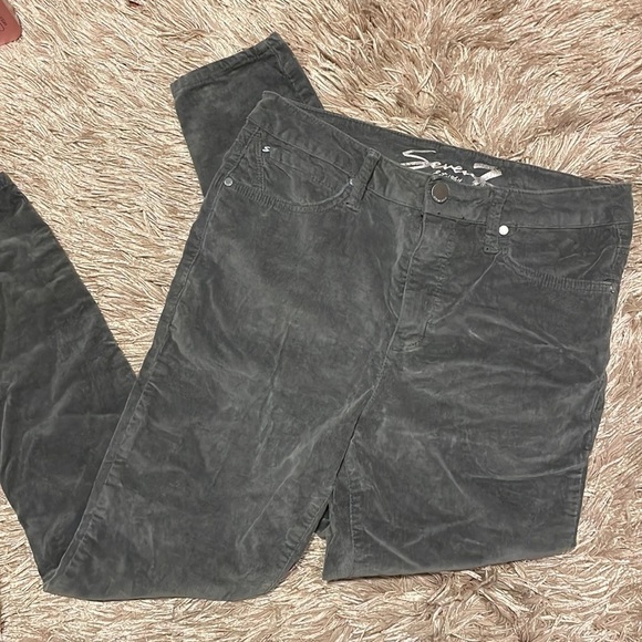 Seven7 Women's Skinny Jeans - Charcoal - Picture 1 of 7